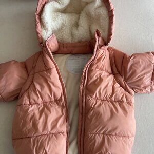 MORI Recycled Waterproof Padded 3-in-1 Coat - Blush 3-4 Y